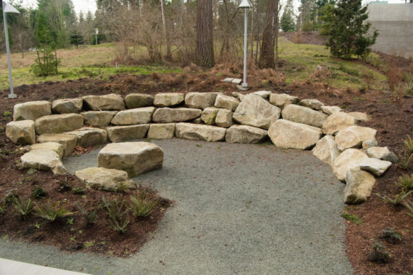 Rocky formation for small event seating