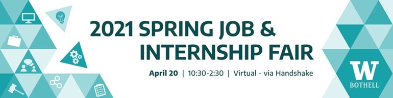 Spring job fair banner