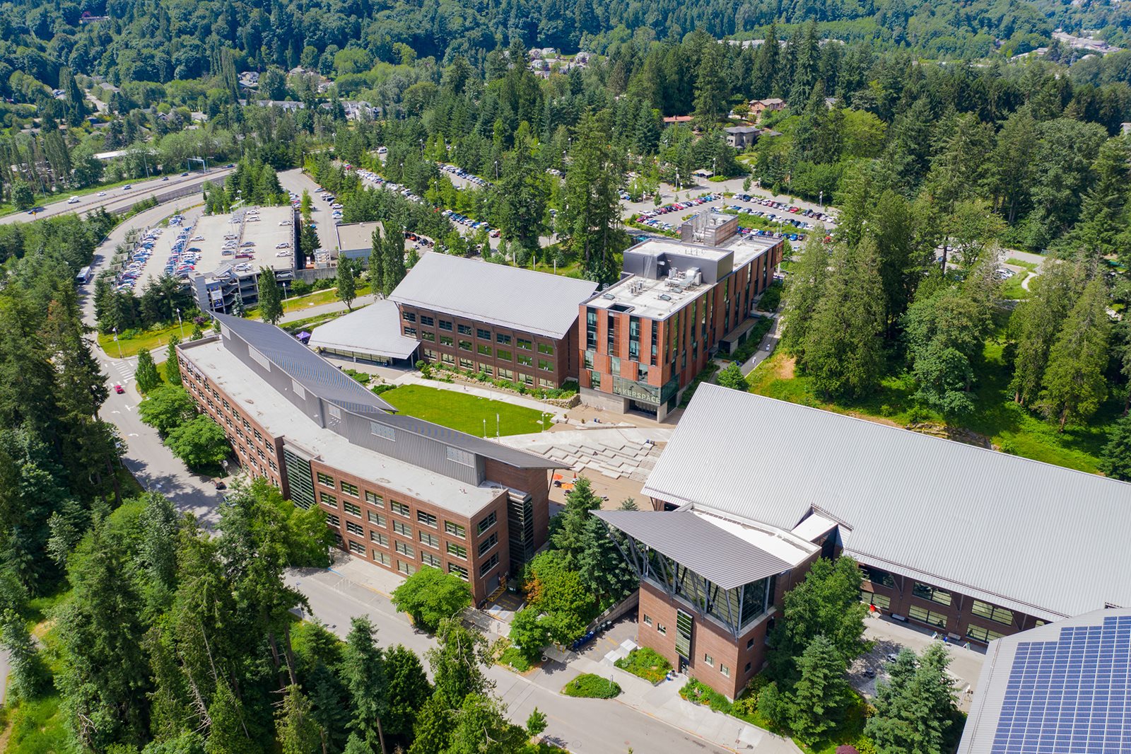 Ariel photo of UW Bothell's campus