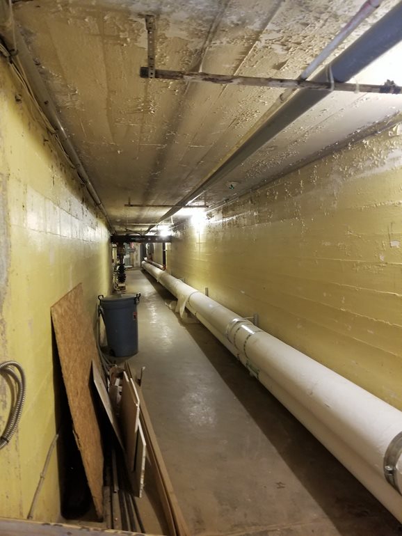 Tunnel under former Firland TB sanatorium