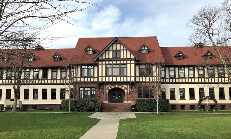 Former Firland TB sanatorium now King's High School