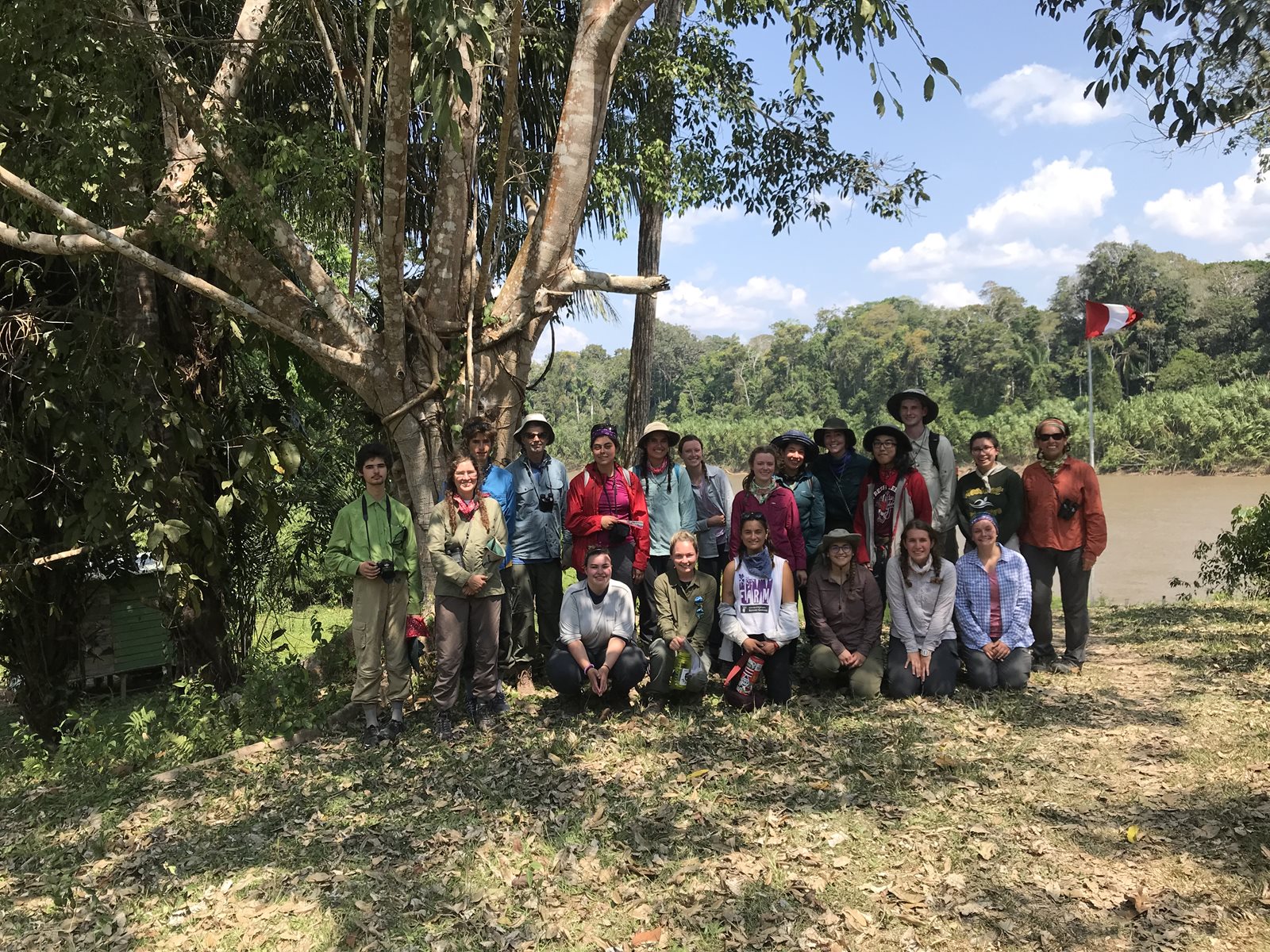 Exploration Seminar participants in the Andes